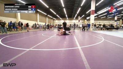 115 lbs Consolation - Stephanie Lopez, Babak Nourzad Wrestling Club/ Gracie Barra Katy vs Amaris Rivera, Heart And Pride Wrestling Club