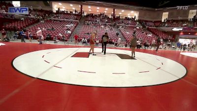 135 lbs Rr Rnd 2 - Addysen Compton, Hinton Girls High School vs Alexi Valencia, Perry Girls Wrestling Club