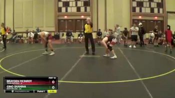 130 lbs Round 3 (6 Team) - Gino Shanina, Buxton USA vs Brayden McInroy, Team Ontario