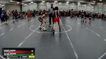 88 lbs Round 2 (8 Team) - Wyatt Myers, Killer Elite vs Blake Decker, Full Circle