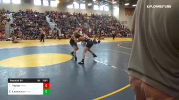 106 lbs Round Of 64 - T.J. Rodier, Hernando vs Caleb Lawrence, CFWA