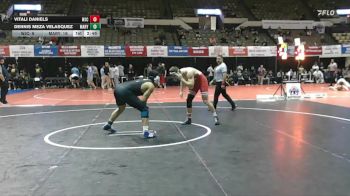 184 lbs Placement (16 Team) - Vitali Daniels, Washington & Jefferson College vs Dennis Meza Velasquez, Marymount