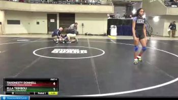 132 lbs Champ. Round 2 - Tahonesty Donnell, Milwaukee Ronald Reagan vs Ella Trimboli, Whitnall/Greendale