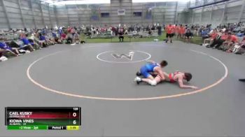 126 lbs Placement Matches (8 Team) - Cael Kusky, Georgia Red vs Kiowa Vines, Alabama