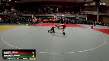 88 lbs Finals (8 Team) - Camden Welch, Wabasso vs Bode Hutchinson, Grand Rapids
