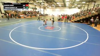 157 lbs Champ. Round 1 - Brian Barrett Jr., Manchester vs Damion Jones, Huntingdon