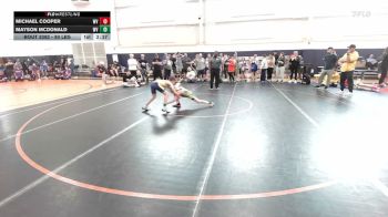 80 lbs 7th Place - Michael Cooper, WV vs Mayson McDonald, WV