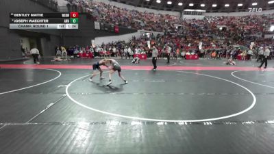 95 lbs Champ. Round 1 - Bentley Mattie, West Salem Bangor Wrestling vs Joseph Waechter, Askren Wrestling Academy