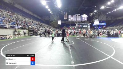 94 lbs Cons 16 #2 - Averi Dawn, Missouri vs Mia Vazquez, Illinois