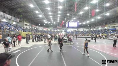 62 lbs Semifinal - Sier Del Real, Ridge WC vs Klayton Candelaria, Pagosa Springs