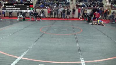 100_B lbs Consi Of 16 #2 - Ayden Rios, Western Wayne vs Ethan Thompson, Southmoreland