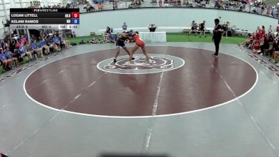 105 lbs Logan Littell, Arkansas Blue vs Kelani Ramos, Maryland