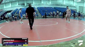 285 lbs Semifinal - Jonathan Rulo, IL vs Tanner Craft, MI