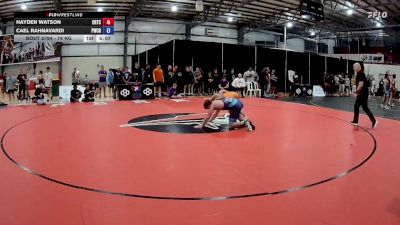 74 kg Cons. Round 4 - Hayden Watson, Charleston Regional Training Center vs Cael Rahnavardi, Panther Wrestling Club RTC