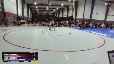 120 lbs Cons. Semi - Sophia Ellibee, Pioneer Grappling Academy vs Eden Hornby, CNWC Concede Nothing Wrestling Club