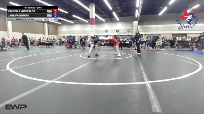 125 lbs Round Of 16 - Isabella Arevalos, Texas vs Jade Friedman, LASA High School Wrestling