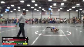 48 lbs Round 2 - Cooper Karber, Oklahoma Outlaws vs Kohyn Deputy, Terps Xtreme