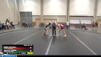 97 lbs Round 3 - Kirra Mitchell, Storm Wrestling vs Bentley Burke, Garage Grapplers