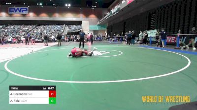 110 lbs Consi Of 4 - Artasam Feizi, Bay Area Dragons vs Jett Sorensen, Petaluma WC