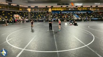 120 lbs 7th Place Match - Gabriell Price, Omaha Westside Girls vs Audrey Lucas, North Polk