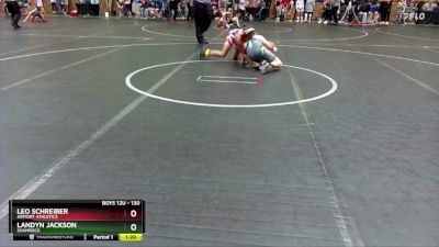 130 lbs Quarterfinal - Leo Schreiber, Armory Athletics vs Landyn Jackson, Shamrock