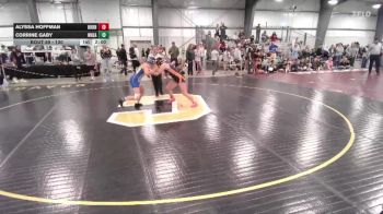 130 lbs Champ. Round 1 - Corrine Gaby, Wheatland vs Alyssa Hoffman, Burns/Pine Bluffs