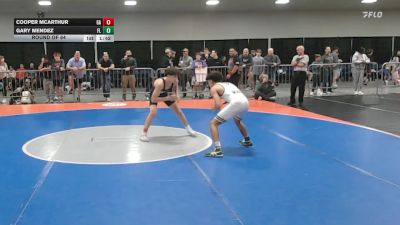 113 lbs Round Of 64 - Cooper McArthur, GA vs Gary Mendez, FL
