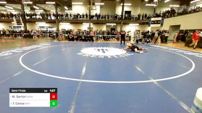 101 lbs Semifinal - Wyatt Sartori, Dansville-wayland Cohocton vs Tyler Conzo, Smithtown West