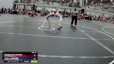 95 lbs Finals (2 Team) - Charlotte Catania, Buccaneers WC vs Stella Kramer, Kraken Dream Crushers