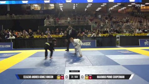 Maximus Prime Cooperman vs Eleazar Andres Gomez Rincon 2025 Pan Kids Jiu-Jitsu IBJJF Championship