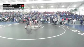 138 lbs Champ. Round 1 - Pierce Carter, Weber vs Freddy Coronado, West