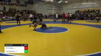 123 lbs Round Of 16 - Bobby Cuevas, De La Salle vs Billy Townson, Poway