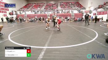 64 lbs Round Of 16 - Tucker Pruett, Smith Wrestling Academy vs Cooper Gonzales, Choctaw Ironman Youth Wrestling