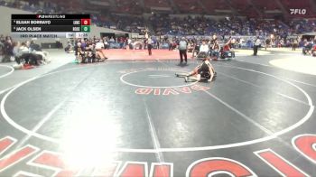 6A Boys 120 lbs 3rd Place Match - Elijah Borrayo, Lincoln Boys vs Jack Olsen, Roseburg Boys