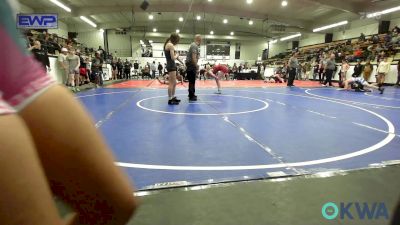 105-111 lbs Rr Rnd 1 - Hanley Heflin, Vinita Kids Wrestling vs Daniela Holtz, Wagoner Takedown Club