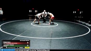 285 lbs 1st Place Match - Puni Pa`u, East Anchorage High School vs Hayden Stack, Dimond