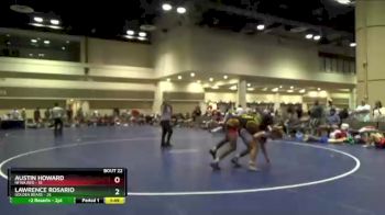 160 lbs Round 5 (10 Team) - Lawrence Rosario, Golden Bears vs Austin Howard, NFWA Red