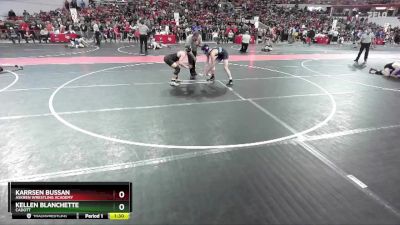 135 lbs Quarterfinal - Karrsen Bussan, Askren Wrestling Academy vs Kellen Blanchette, Cadott