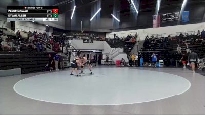 285 lbs Cons. Round 2 - Zayne Nowak, Ottawa University vs Dylan Allen, Ottawa University
