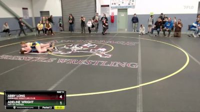 140 lbs Round 3 - Abby Long, Fairbanks Wrestling Club vs Adeline Wright, Mat-Su Matmen