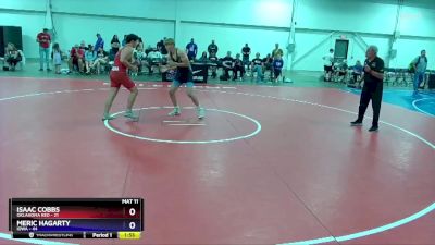 187 lbs Semis & 1st Wrestleback (8 Team) - Isaac Cobbs, Oklahoma Red vs Meric Hagarty, Iowa