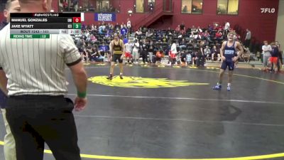 141 lbs Cons. Round 2 - Jake Wyatt, Keiser University vs Manuel Gonzales, Montevallo