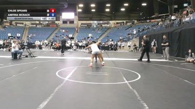 180 lbs Quarterfinal - Chloe Spears, High School vs Amitria McNack, Avila