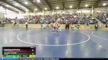 160 lbs Champ. Round 2 - Rowan Olson, Layton vs Maxton Ngaturai, Mountain View