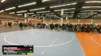 61-62 lbs Round 2 - Reid Stegall, Apex Grappling Academy vs Skylar Simpson, All American Wrestling Club