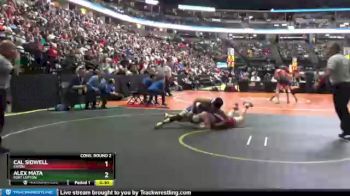 182-3A Cons. Round 2 - Cal Sidwell, Eaton vs Alex Mata, Fort Lupton