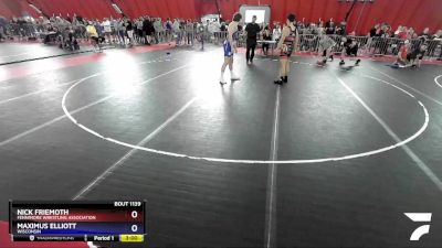 195 lbs Cons. Round 3 - Nick Friemoth, Fennimore Wrestling Association vs Maximus Elliott, Wisconsin