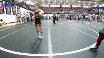 43 lbs Consi Of 8 #2 - Boomer Clinkenbeard, Comanche Takedown Club vs Cannon Francis, Skiatook Youth Wrestling