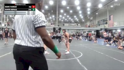 138 lbs Round 7 (8 Team) - Mark Farrah, Pirates WC vs Donte DePaul, 84 Athletes
