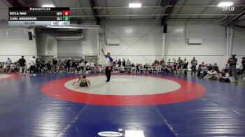 60 lbs Rr Rnd 2 - Myla Rau, Alpha Elite ES vs CARL ANDERSON, Slate Wrestling Academy Navy ES